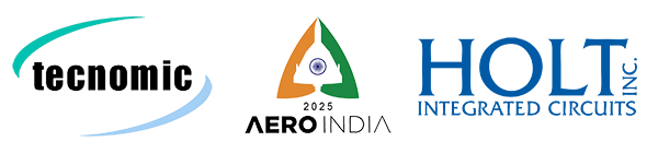 Aero India Tecnomic Holt Logos